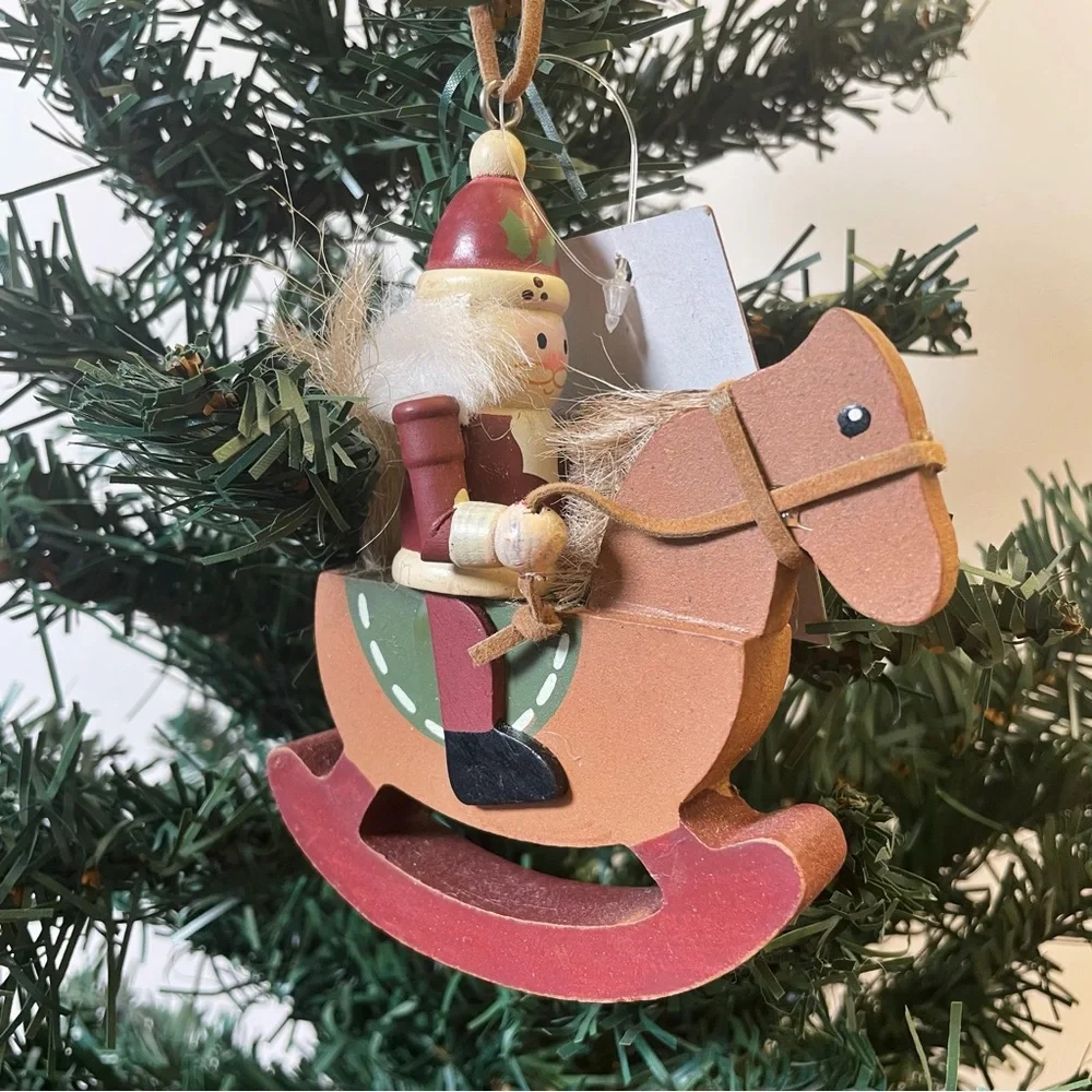Lot of 4 Christmas Tree Ornaments Snowman, Santa, Toy Soldier, Orb
